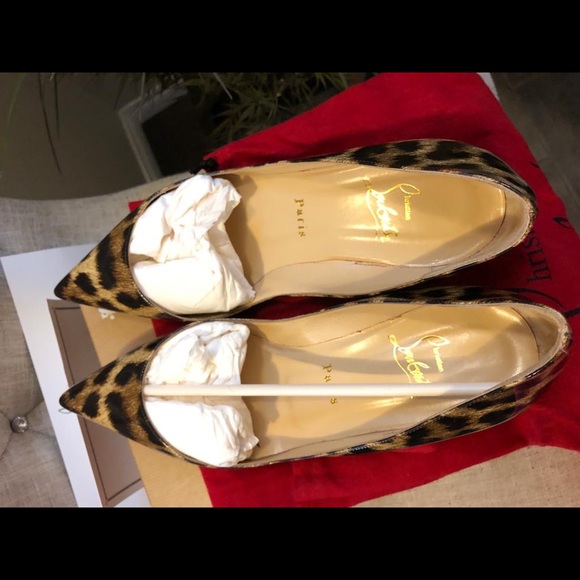 CHRISTIAN LOUBOUTIN Rocket 45 Patent Leopardino - Picture 7 of 14